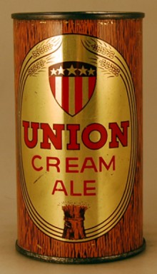 Union Cream Ale Beer Can