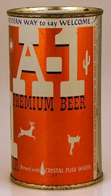 A 1 Premium Beer Can