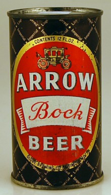 Arrow Bock Beer Can
