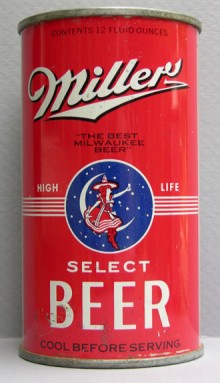 Miller High Life Select Beer Can