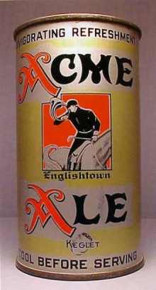 Acme Englishtown Ale Beer Can