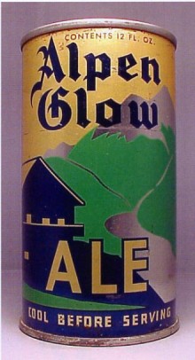Alpen Glow Ale Beer Can