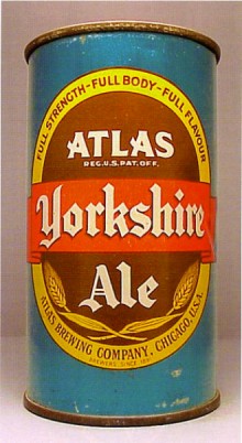 Atlas Yorkshire Ale Beer Can