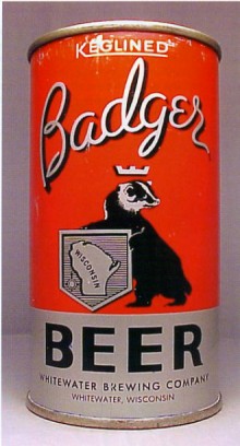 Badger Beer Can
