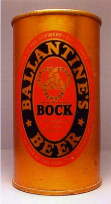 Ballantine's Bock Beer Can