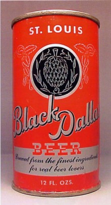Black Dallas Beer Can