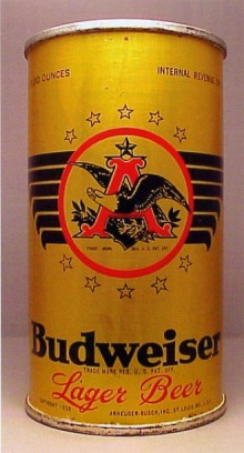 Budweiser Lager Beer Can