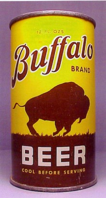 Buffalo Brand Beer Can