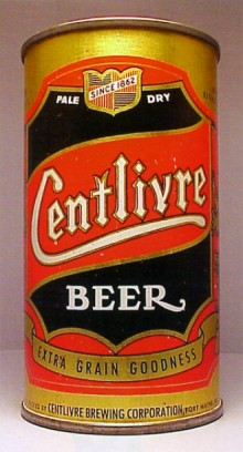Centlivre Pale Dry Beer Can