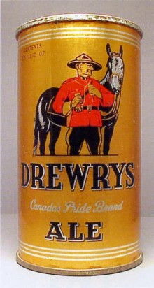 Drewrys Canadian Pride Ale Beer Can