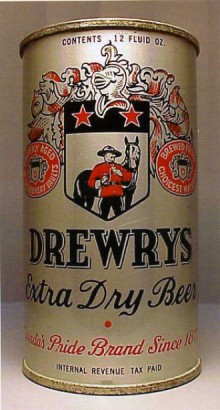 Drewrys Extra Dry Beer Can