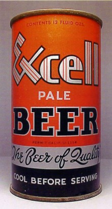 Excel Pale Beer Can