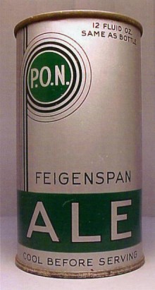 Feigenspan P.O.N. Ale Beer Can