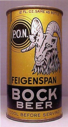 Feigenspan P.O.N. Bock Beer Can