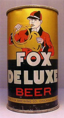 Fox DeLuxe Beer Can