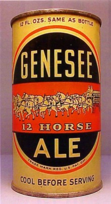 Genesee 12 Horse Ale Beer Can
