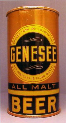 Genesee All Malt Beer Can