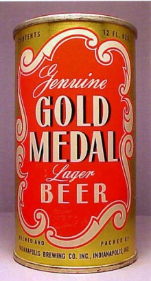 Gold Medal Lager Beer Can