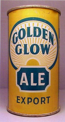 Golden Glow Export Ale Beer Can