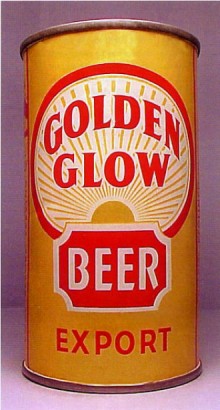 Golden Glow Export Beer Can