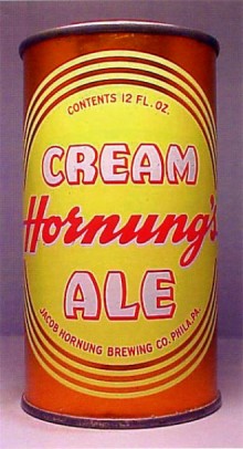 Hornung Cream Ale Beer Can
