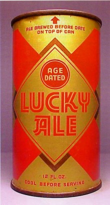 Lucky Age Dated Ale Beer Can