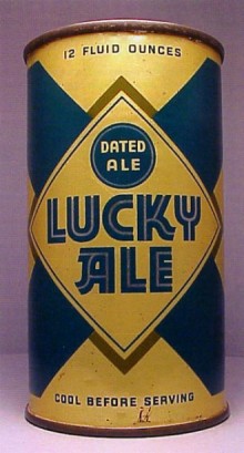 Lucky Dated Ale Beer Can