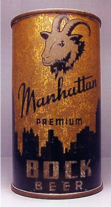 Manhattan Bock Beer Can