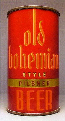 Old Bohemian Pilsner Beer Can