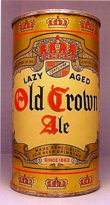 Old Crown Lazy Aged Ale Beer Can