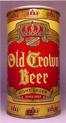 Old Crown Light Lager Beer Can