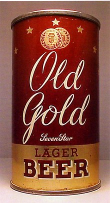 Old Gold Lager Beer Can