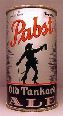 Pabst Old Tankard Ale Beer Can