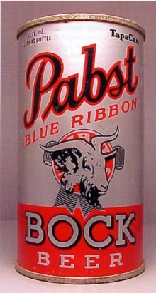 Pabst Blue Ribbon Bock Beer Can