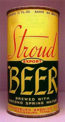 Stroud Export Beer Can