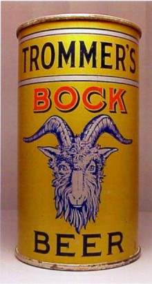 Trommers Bock Beer Can