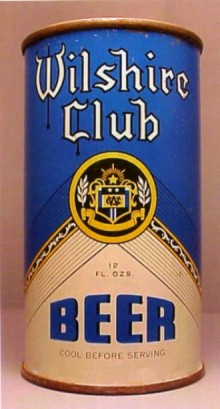 Wilshire Club Beer Can