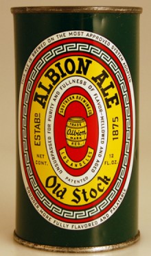 Albion Ale Beer Can