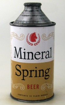 Mineral Spring Beer Can
