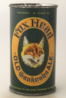 Fox Head Old Waukesha Beer Can
