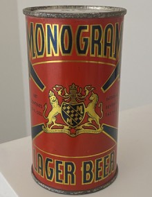 Monogram Lager Beer Can