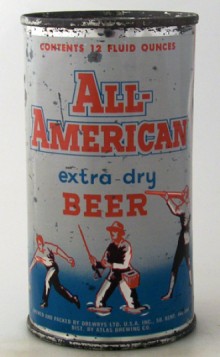 All-American Extra Dry Beer Can