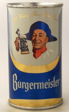 Burgermeister Beer Can