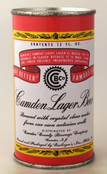 Camden Lager Beer Can