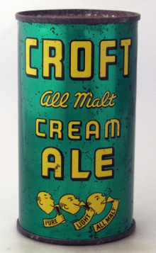Croft All Malt Beer Can