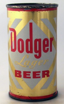 Dodger Lager Beer Can