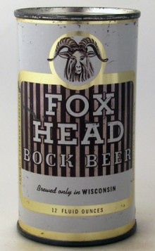 Fox Head Bock Beer Can
