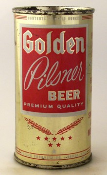 Golden Pilsner Beer Can