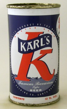 Karl's Famous Bavarian Type Beer Can