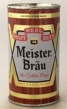 Meister Brau Real Draft Beer Can